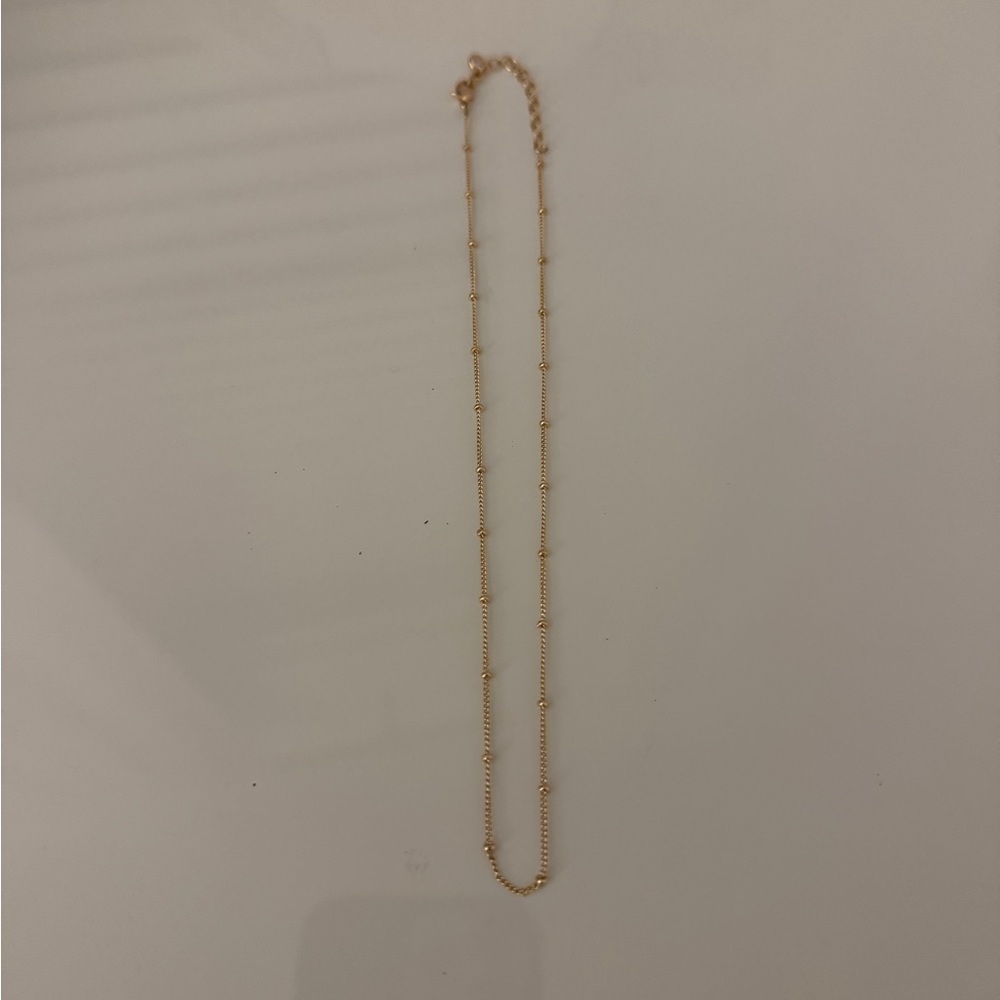 Gold Beaded Necklace